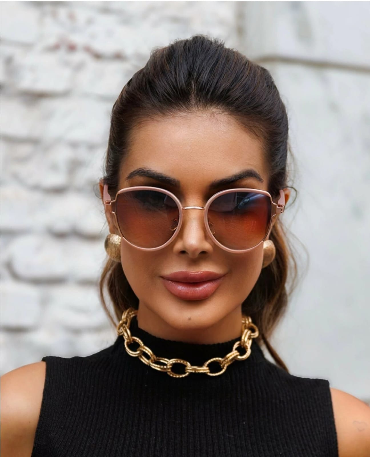 Óculos Quadrado Geovana-Rosa - Imagem 4